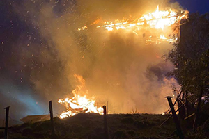 BtF, (c) BtF Böhler, Foto: Peter Strohmeier , 2021 Brand - Alpengasthaus Schuster Seewiesen